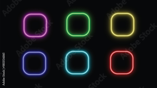 Neon Light on black background-01