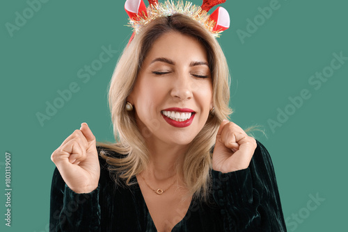 Beautiful middle-aged woman...