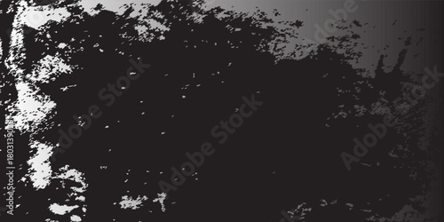 Black and white grunge. Distress overlay texture. Abstract surface dust and rough dirty wall background concept. Worn, torn, weathered effect
