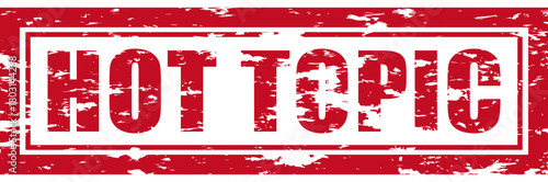 ホットトピックの擦れたスタンプ