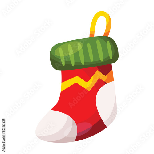 Christmas Socks Icon Design