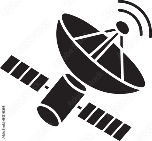 Satellite weather icon