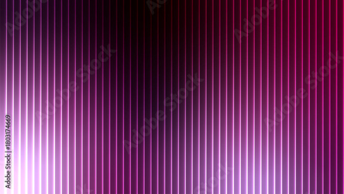 Abstract background with vertical lines of light and shadow in shades of purple and magenta