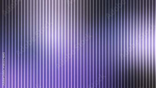 Abstract vertical stripes of light and shadow in shades of purple and blue with a subtle bokeh effect