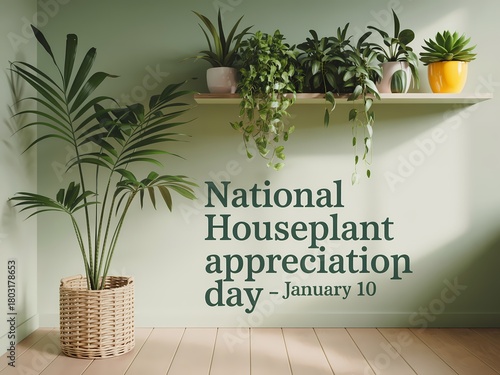 Celebrate national houseplant appreciation day with a beautiful display of indoor greenery and plants