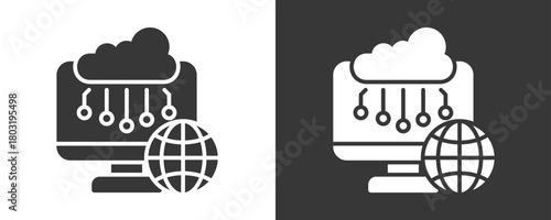 It Icon Set Vector Collection Isolated In Black And White