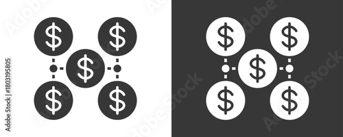Business Model Icon Set Vector Collection Isolated In Black And White