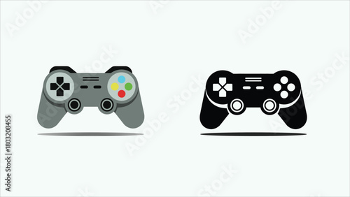 Modern Wireless Gamepad Icon for Esports and Gaming Apps Vector illustration