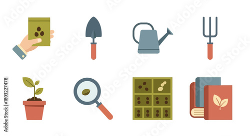 Gardening and Horticulture Tools and Supplies Collection.