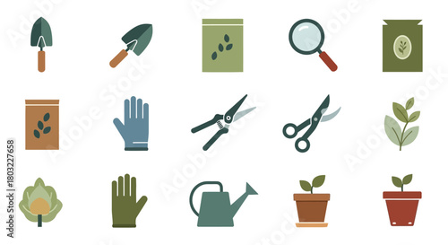 Gardening Tools and Supplies - A Collection of Essential Items.