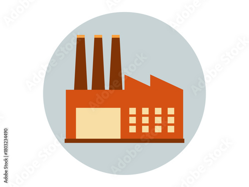 Manufacturing icon. Product delivery icon. Flat vector icons. Illustration concept.