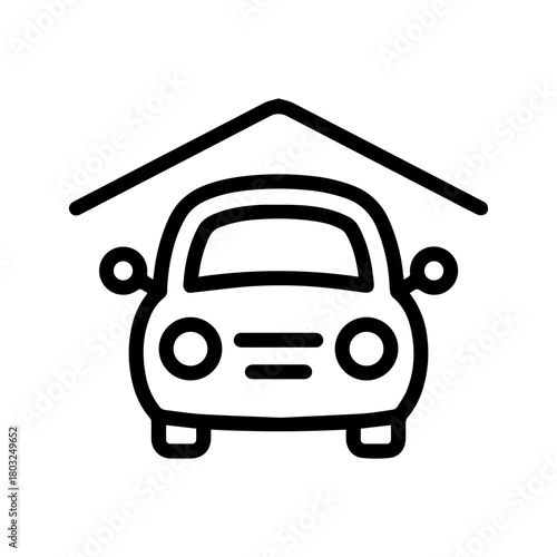 Car in Garage Icon