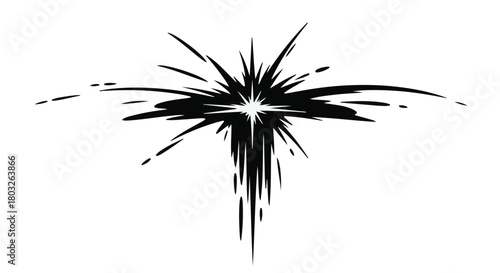 Explosive burst of light and energy, symbolizing a powerful idea or revelation.