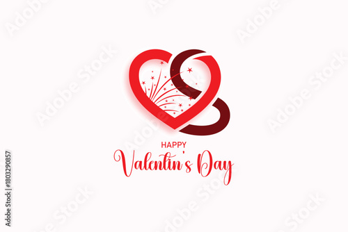 happy valentines day celebration background design