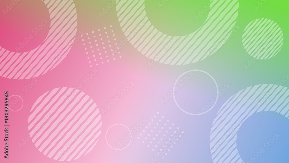 Obraz premium Pastel gradient circle abstract background, modern soft geometric design