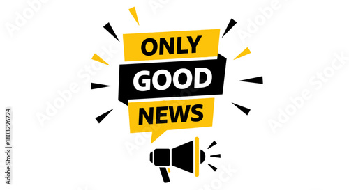 Share only good news with this bold graphic announcement design now