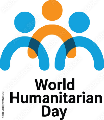 Celebrate World Humanitarian Day uniting diverse people with a powerful symbol of global unity and compassion