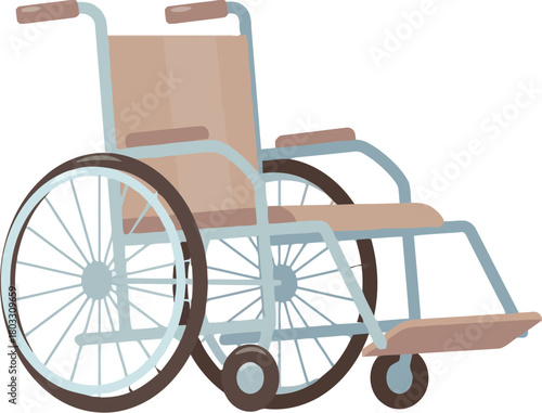 Modern lightweight wheelchair offering comfort and mobility for independent living and accessibility needs