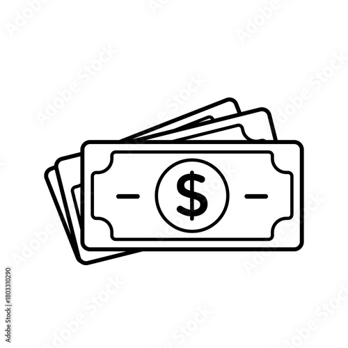 Handdrawn Money Gold Coin Business icon symbols Sales Logo