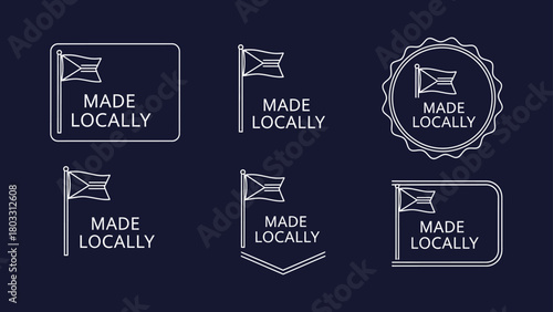 Elegant Locally Made Badge Designs Showcase Products with Style and Authenticity