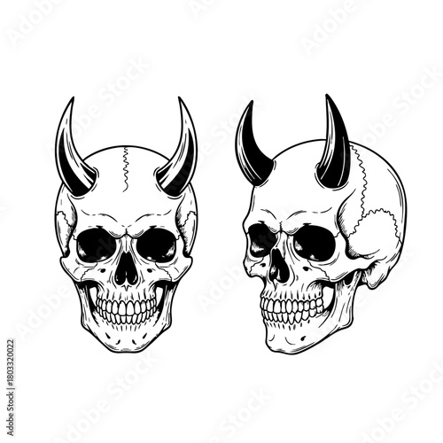 Vector Skull, Line Art Skull, Flat Design Skull, Geometric Skull, Vintage Illustration, Hand-Drawn Style, Adobe Illustrator, Editable Vector, Scalable Graphic, Death, Gothic, Macabre, Mortal, Anatomy,