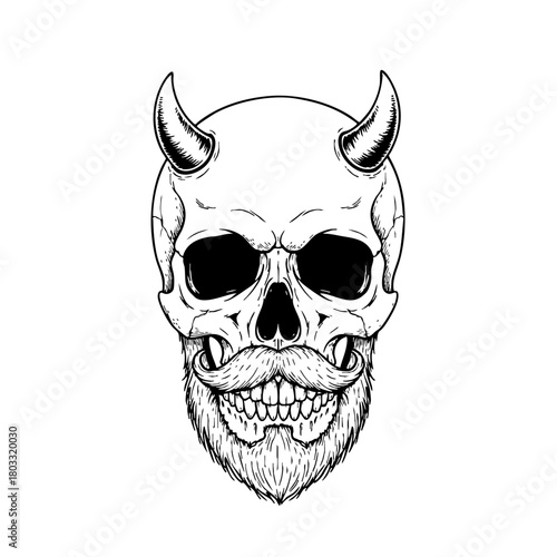 Vector Skull, Line Art Skull, Flat Design Skull, Geometric Skull, Vintage Illustration, Hand-Drawn Style, Adobe Illustrator, Editable Vector, Scalable Graphic, Death, Gothic, Macabre, Mortal, Anatomy,