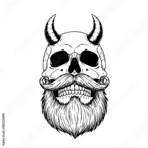 Vector Skull, Line Art Skull, Flat Design Skull, Geometric Skull, Vintage Illustration, Hand-Drawn Style, Adobe Illustrator, Editable Vector, Scalable Graphic, Death, Gothic, Macabre, Mortal, Anatomy,