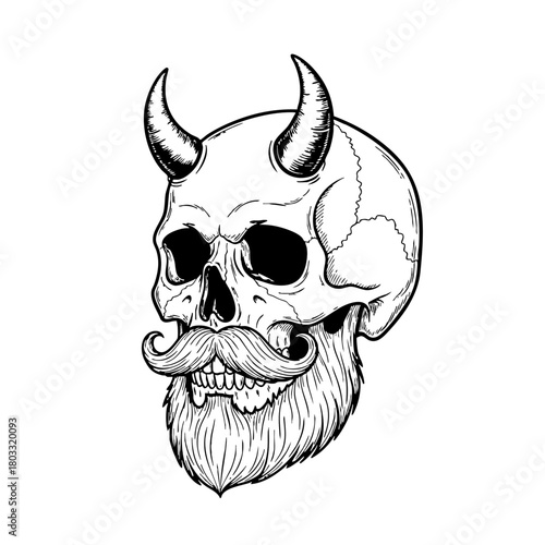 Vector Skull, Line Art Skull, Flat Design Skull, Geometric Skull, Vintage Illustration, Hand-Drawn Style, Adobe Illustrator, Editable Vector, Scalable Graphic, Death, Gothic, Macabre, Mortal, Anatomy,