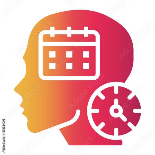 office employees Gradient icon