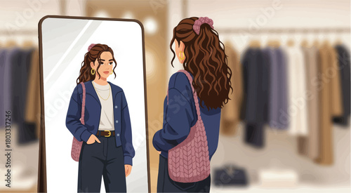 Woman practicing a seated forward bend stretch on a yoga mat in a modern gym, focusing on flexibility and improving her physical well-being and fitness routine