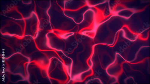 Abstract red light streams on dark backdrop graphic background image