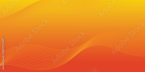Backgroun orange and yellow Abstack Wave line vector. eps 10