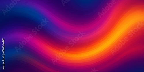 Bright abstract digital art background with colorful waves and light lines motion design texture