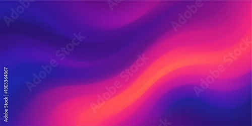 Abstract futuristic colorful background with flowing smooth purple and pink wave lines