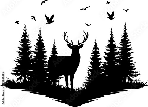 deer in the forest