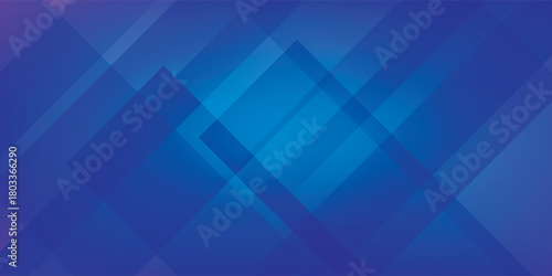Abstract background with overlapping translucent blue and purple squares creating a modern dynamic geometric pattern.