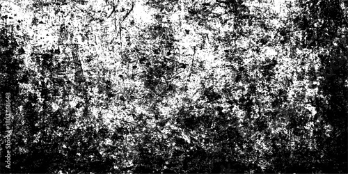 Abstract black and white grunge background texture with a natural grey stone pattern surface and a cold winter frost design