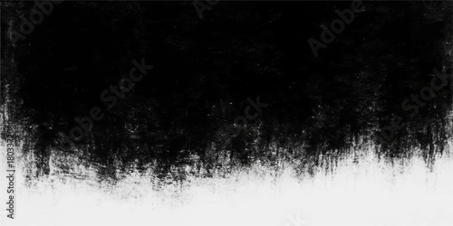 Abstract grunge black ink splat background with texture and paint effects