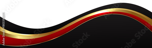 Elegant Abstract Wave - Black, Gold, and Red Free Download Elegant Abstract Wave - Black, Gold, and Red - GFXLoad