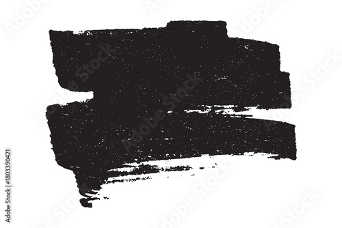 Brush paint stroke texture swatch Hand painted background Ink scribble dab clipart Paint smudge for tags and stamps design