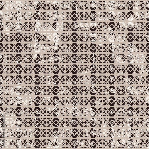 Seamless ethnic pattern, ethnic geometric ornate, vector design