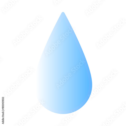 Clean Transparent Water Droplets Vector