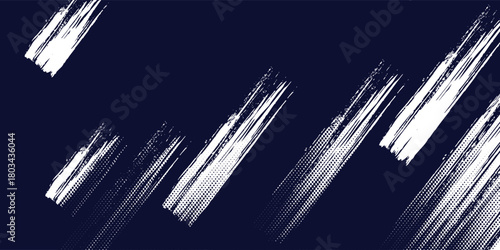 Wallpaper Mural Dots halftone white and blue color pattern gradient grunge texture background. Dots pop art comics sport style vector illustration Torontodigital.ca