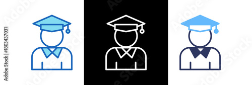 Student blueline icon
