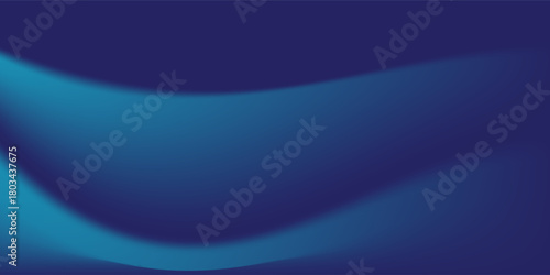 Curve Abstract Mesh gradient blur wallpaper. Modern light liquid color of wave blue sea ocean aquatic. Freeze cool winter simple