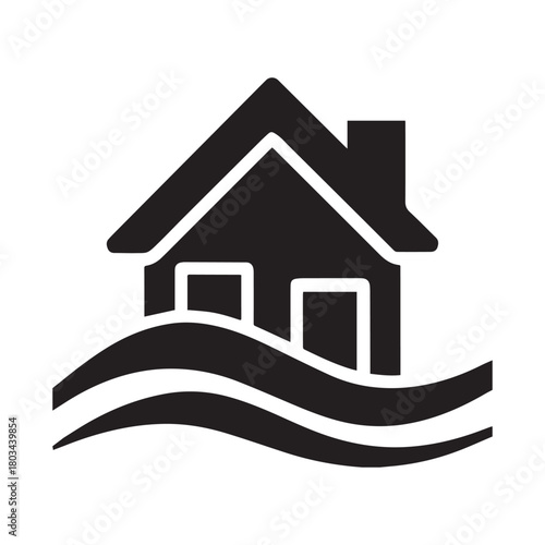 Flood icon. vector illustration.