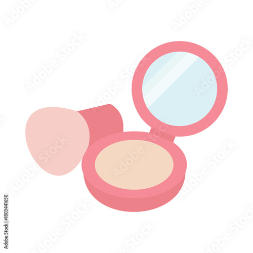 makeup icon in trendy flat design