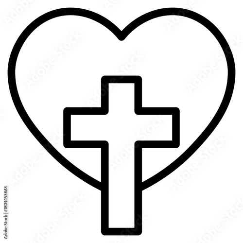 Peace religion in vector illustration