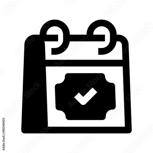 Calendar Line Icon, Outline Symbol for Scheduling Tasks, Event Planning, Time Management, Deadline Tracking, and Appointment Organization. Vector Sign Icon.