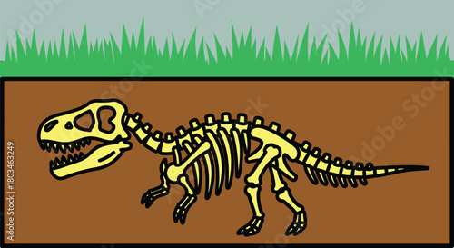 Dinosaur fossil excavation tyrannosaurus rex paleontology digging